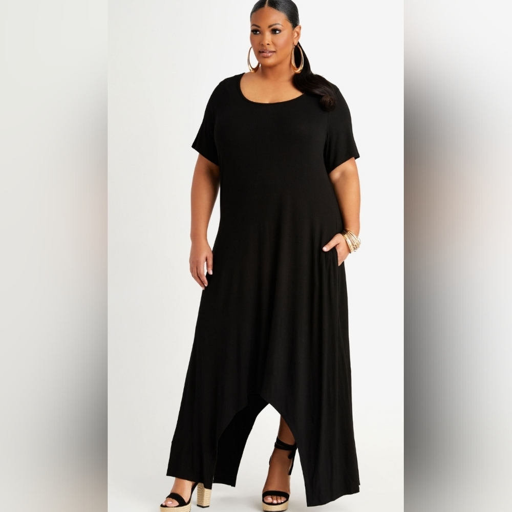 #282 🔥Asymmetrical tshirt dress